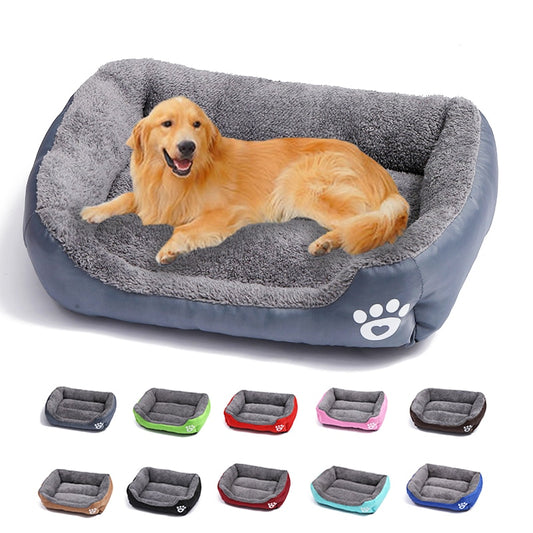 Plush Pup Dog Bed